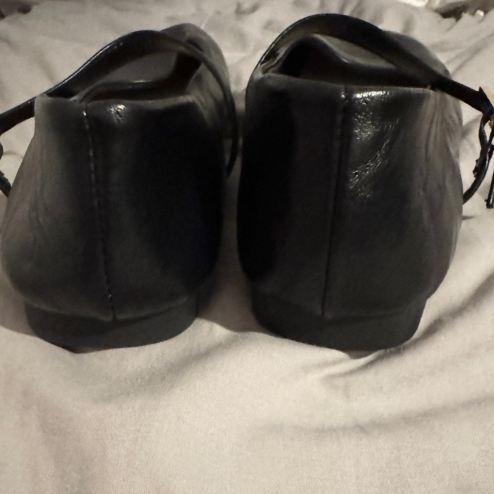 Fashion Black Mary Jane Style Flat Shoes - Picture 6 of 8